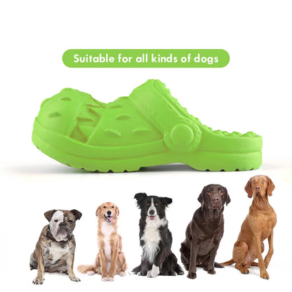Squeaky Chew Shoe & Teeth Cleaning Dog Toy